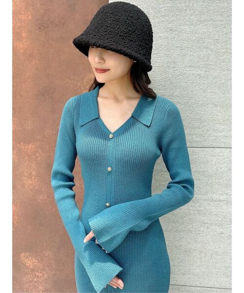 RESEXXY（リゼクシー）の「ブラッシュドベルハット（ハット・レディース・ブラック/ホワイト・FREE）」の17枚目の写真