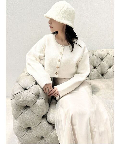 RESEXXY（リゼクシー）の「ブラッシュドベルハット（ハット・レディース・ブラック/ホワイト・FREE）」の19枚目の写真