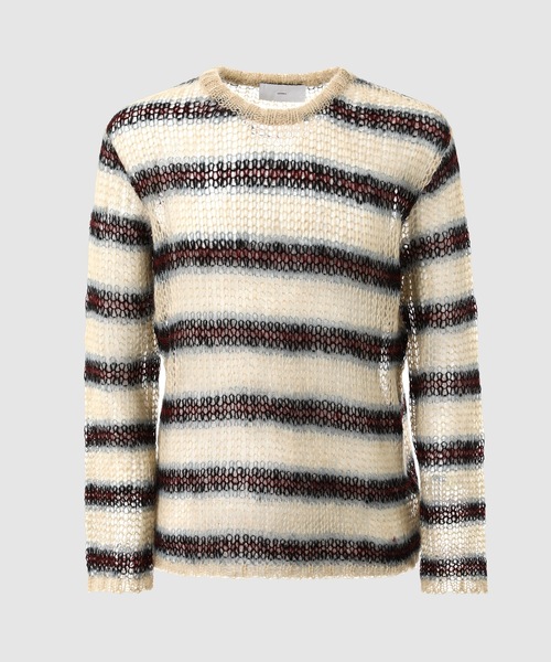 SUGARHILL（シュガーヒル）の「MOHAIR STRIPE PULLOVER（ニット