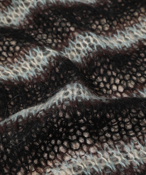 SUGARHILL（シュガーヒル）の「MOHAIR STRIPE PULLOVER（ニット