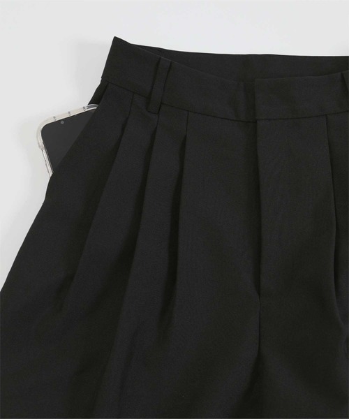 UR'S(ユアーズ)の「タックカーブパンツ(その他パンツ・レディース・ブラック/チャコール/ホワイト・S/M/L)」の18枚目の写真