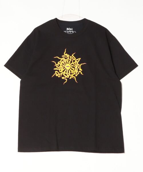 CANNABIS（カンナビス）の「CANNABIS別注 BENI × Tappei (BT-004)（Tシャツ/カットソー・メンズ・ブラック・SMALL/MEDIUM/LARGE）」の4枚目の写真