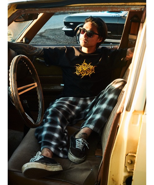 CANNABIS（カンナビス）の「CANNABIS別注 BENI × Tappei (BT-004)（Tシャツ/カットソー・メンズ・ブラック・SMALL/MEDIUM/LARGE）」の5枚目の写真