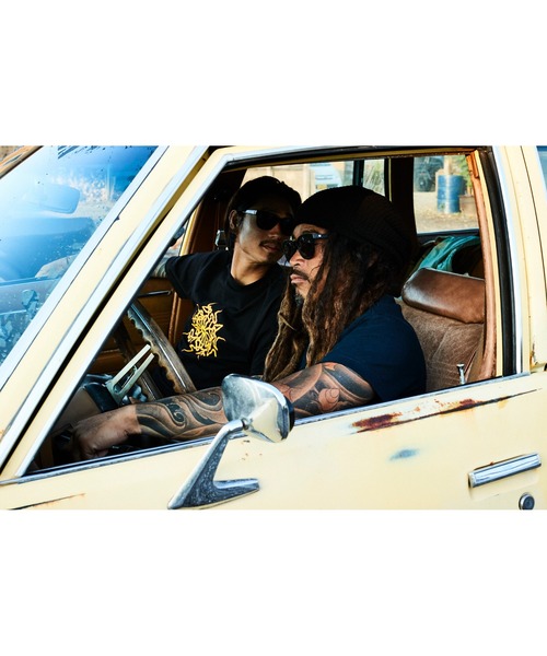 CANNABIS（カンナビス）の「CANNABIS別注 BENI × Tappei (BT-004)（Tシャツ/カットソー・メンズ・ブラック・SMALL/MEDIUM/LARGE）」の2枚目の写真