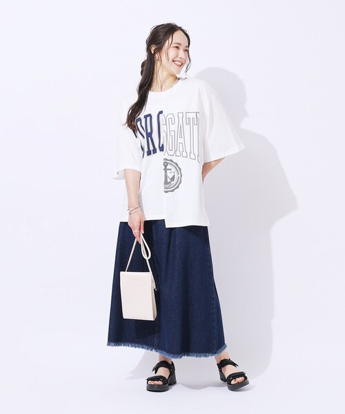 Cutie Blonde（キューティーブロンド）の「◆【洗える】リメイク風Tシャツ（Tシャツ/カットソー・レディース・ホワイト系その他/ワイン系1/チャコールグレー・02/04/03）」の20枚目の写真