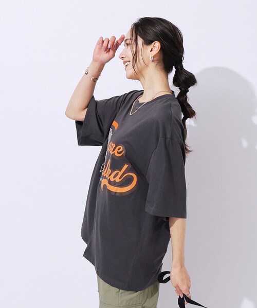 セール】【洗える】リメイク風Tシャツ（Tシャツ/カットソー