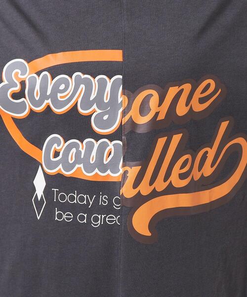 Cutie Blonde（キューティーブロンド）の「◆【洗える】リメイク風Tシャツ（Tシャツ/カットソー・レディース・ホワイト系その他/ワイン系1/チャコールグレー・02/04/03）」の15枚目の写真