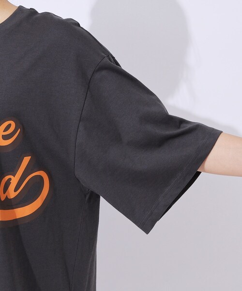 Cutie Blonde（キューティーブロンド）の「◆【洗える】リメイク風Tシャツ（Tシャツ/カットソー・レディース・ホワイト系その他/ワイン系1/チャコールグレー・02/04/03）」の4枚目の写真