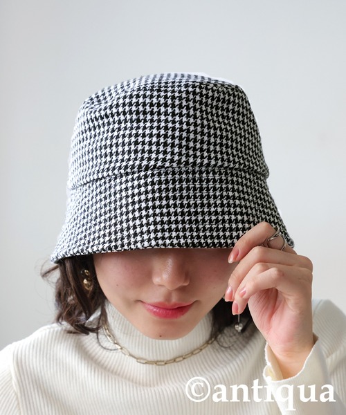 corteizバケットハット正規品 PENNEYS BLACK フェイクレザー バケット ハット