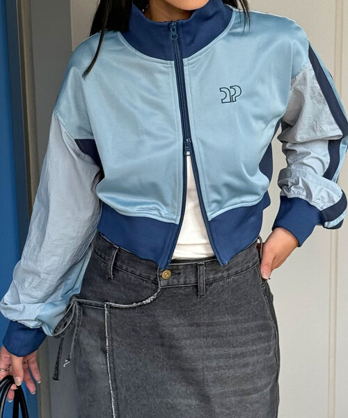 CIAOPANIC(チャオパニック)の「【リバイバル】サイドライントラックジャケット(ジャージ・レディース・ブラック/ベージュ/ブラウン/オフホワイト/グリーン/ブルー系その他・ONE SIZE)」の9枚目の写真