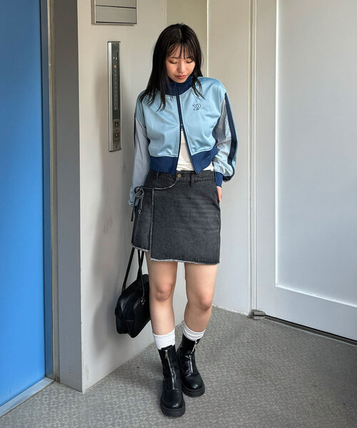 CIAOPANIC（チャオパニック）の「【リバイバル】サイドライントラックジャケット（ジャージ・レディース・ブラック/ベージュ/ブラウン/オフホワイト/グリーン/ブルー系その他・ONE SIZE）」の10枚目の写真