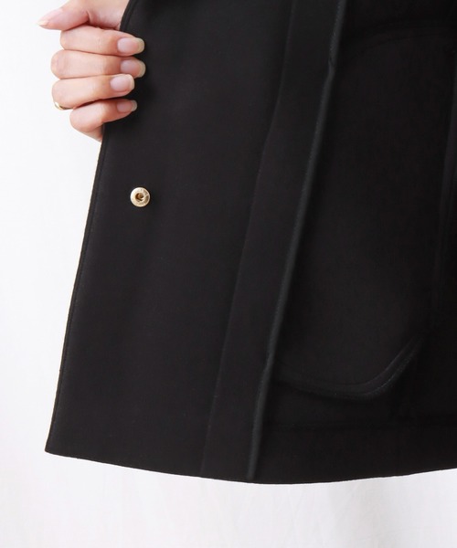 セール】ダイバー素材ノーカラージャケット（ノーカラージャケット