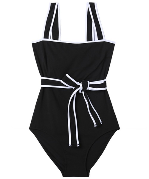 uni's room■2color リブベーシックワンピース水着 SW-SS21-07 uni's room 水着・ビーチグッズ(レディース) - 海外通販のBUYMA