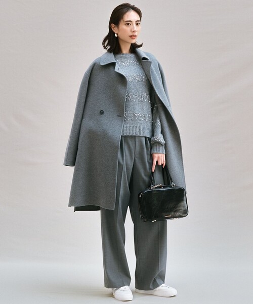 滝沢眞規子さん着用/Oggi1月号掲載】MANTECOPure リバーコート