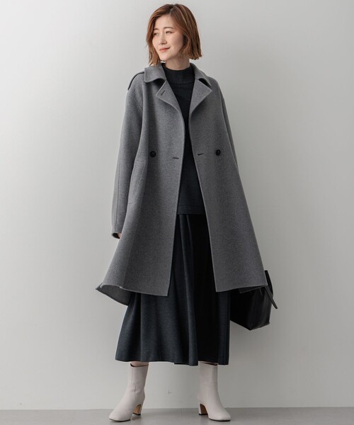 滝沢眞規子さん着用/Oggi1月号掲載】MANTECOPure リバーコート