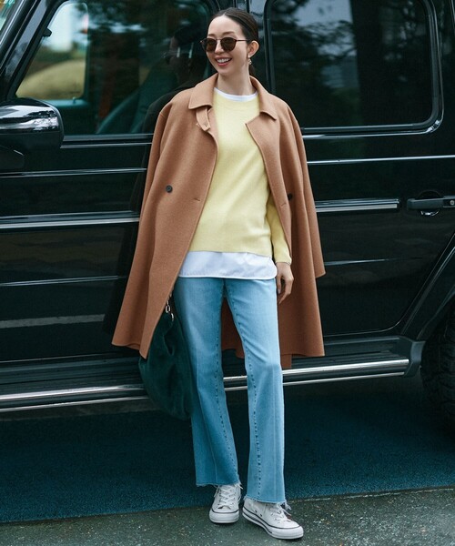 滝沢眞規子さん着用/Oggi1月号掲載】MANTECOPure リバーコート