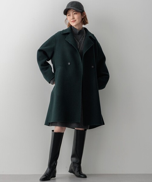 滝沢眞規子さん着用/Oggi1月号掲載】MANTECOPure リバーコート