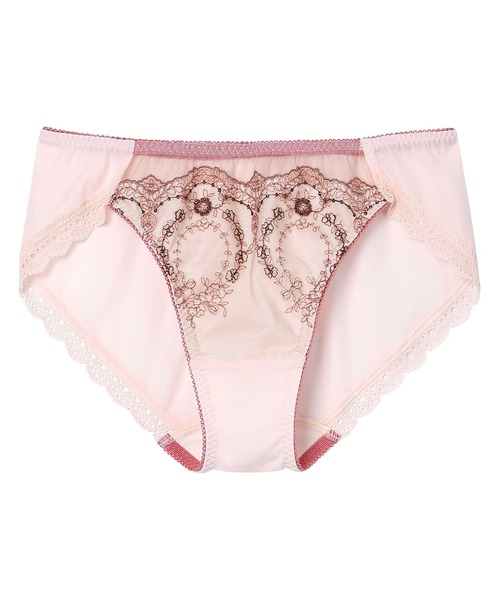 AMPHI(アンフィ)の「「sweetコラボ」「BRAGENIC ブラジェニック 脇高細見えタイプ」 ショーツ(ショーツ・レディース・ライトパープル/ベージュ/ローズ/グレイッシュブルー/ピンク/チャコール/ブラック/サックスブルー/クリーム/パープル/オレンジ/ネイビー/アイボリー/ピンク系/グレー系その他/ライトグリーン/ブラウン/レッド系その他/ブルー/ブルー系その他/ライトオレンジ系・M/L)」の21枚目の写真