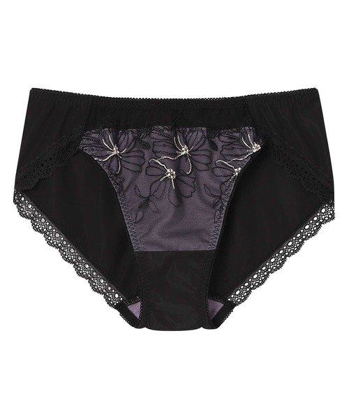 AMPHI(アンフィ)の「「sweetコラボ」「BRAGENIC ブラジェニック 脇高細見えタイプ」 ショーツ(ショーツ・レディース・ライトパープル/ベージュ/ローズ/グレイッシュブルー/ピンク/チャコール/ブラック/サックスブルー/クリーム/パープル/オレンジ/ネイビー/アイボリー/ピンク系/グレー系その他/ライトグリーン/ブラウン/レッド系その他/ブルー/ブルー系その他/ライトオレンジ系・M/L)」の1枚目の写真