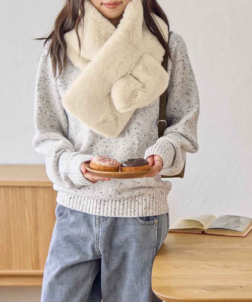 セール】フェイクファーティペット（マフラー）｜CHAN ME（チャンミ