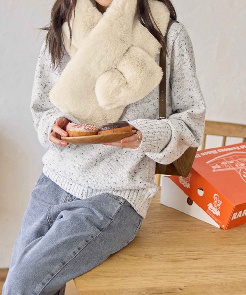 フェイクファーティペット（マフラー）｜CHAN ME（チャンミ）の