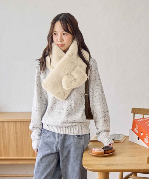 フェイクファーティペット（マフラー）｜CHAN ME（チャンミ）の