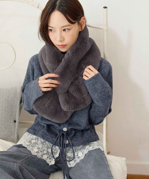 フェイクファーティペット（マフラー）｜CHAN ME（チャンミ）の