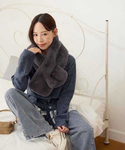 フェイクファーティペット（マフラー）｜CHAN ME（チャンミ）の