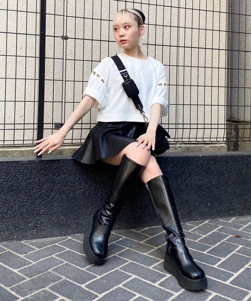 【セール】【SINN】ラダートップス（Tシャツ/カットソー）｜Narcissus（ナルシス）