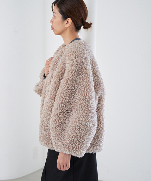 IENA（イエナ）の「TISSAVEL ファーブルゾン（ブルゾン）」 - WEAR