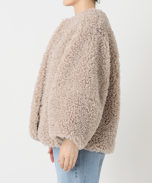 2024AW✨イエナ　TISSAVEL ファーブルゾン　グレー　38 イエナ IENA 《予約》TISSAVELファーコート （グレー