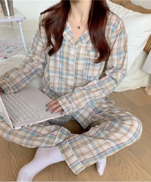 REBALANCE（リバランス）の「チェック柄パジャマ　部屋着（ルームウェア/パジャマ）」