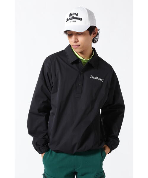 Jack Bunny!!（ジャックバニー）の「【Jack Bunny!!】PEビエラ 襟付きシャツ型スニードジャケット（その他トップス・メンズ・ブラック/ブルー/グリーン・LARGE/X-LARGE/MEDIUM）」の2枚目の写真