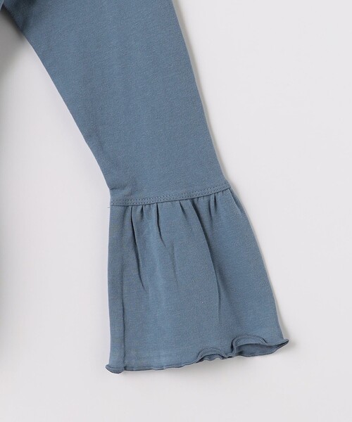 green label relaxing(グリーンレーベルリラクシング)の「【別注】<Pluckys>TJ EX 天竺 袖フリル トップス / キッズ 100cm-130cm(Tシャツ/カットソー・キッズ・ダークグレー/コバルトブルー/ベージュ・100cm/130cm/120cm/110cm)」の11枚目の写真