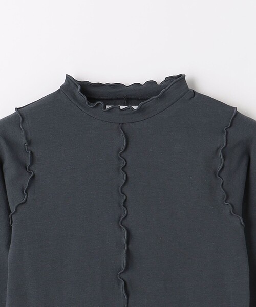 green label relaxing(グリーンレーベルリラクシング)の「【別注】<Pluckys>TJ EX 天竺 袖フリル トップス / キッズ 100cm-130cm(Tシャツ/カットソー・キッズ・ダークグレー/コバルトブルー/ベージュ・100cm/130cm/120cm/110cm)」の15枚目の写真