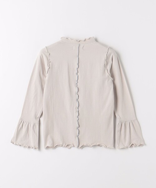 green label relaxing(グリーンレーベルリラクシング)の「【別注】<Pluckys>TJ EX 天竺 袖フリル トップス / キッズ 100cm-130cm(Tシャツ/カットソー・キッズ・ダークグレー/コバルトブルー/ベージュ・100cm/130cm/120cm/110cm)」の18枚目の写真
