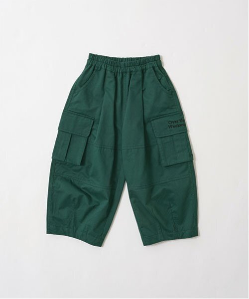 b・ROOM（ビールーム）の「タックワイドカーゴパンツ（カーゴパンツ・キッズ・ピンク/ベージュ/ブラック/カーキ/モスグリーン/ターコイズブルー・120cm/100cm/110cm/130cm/150cm/140cm）」の8枚目の写真