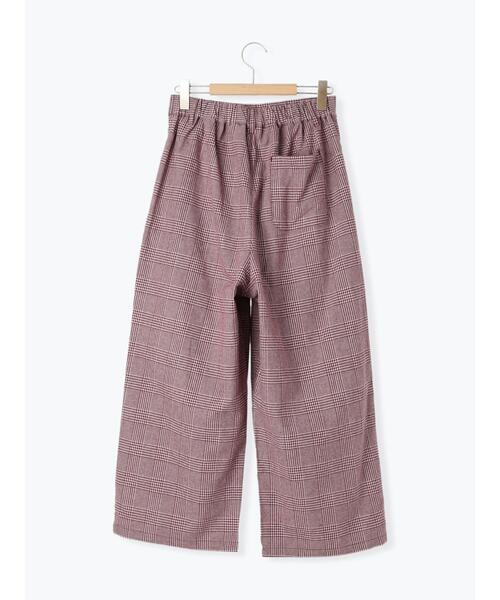 Samansa Mos2（サマンサ モスモス）の「綿麻タックパンツ（その他パンツ・レディース・ブラック/チャコールグレー/キナリ/ボルドー・M/L）」の5枚目の写真