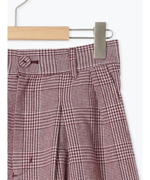 Samansa Mos2（サマンサ モスモス）の「綿麻タックパンツ（その他パンツ・レディース・ブラック/チャコールグレー/キナリ/ボルドー・M/L）」の7枚目の写真