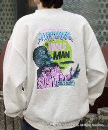【UNIVERSAL MONSTERS】別注 ヴィンテージライクモンスターシリーズDRACULA&WOLF MAN&FRANKENSTEIN オーバーサイズバックプリントスウェット