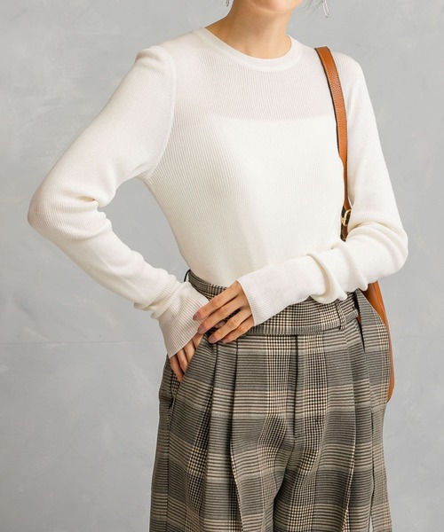 URBAN RESEARCH ROSSO / アーバンリサーチ ロッソ シルク混リブデザインニット 楽天市場】【SALE／50%OFF】シルク混リブデザインニット URBAN