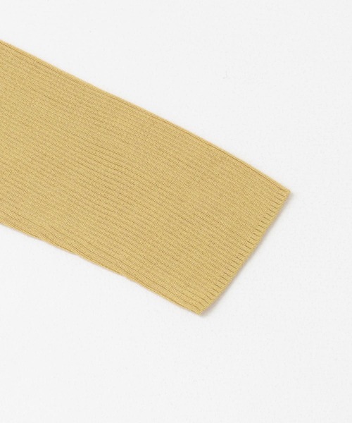 URBAN RESEARCH ROSSO WOMEN（アーバンリサーチ　ロッソ）の「シルク混リブデザインニット（ニット/セーター・レディース・ネイビー/イエロー系その他/オフホワイト/ピンク・FREE）」の19枚目の写真