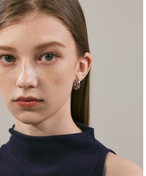 ciite' surgical stainless(シーテサージカルステンレス)の「【 金属アレルギー対応 】 ぷっくりシンプルピアス サージカルステンレス (両耳用)(ピアス(両耳用)・レディース・ゴールド/シルバー/ピンクゴールド・FREE)」の11枚目の写真