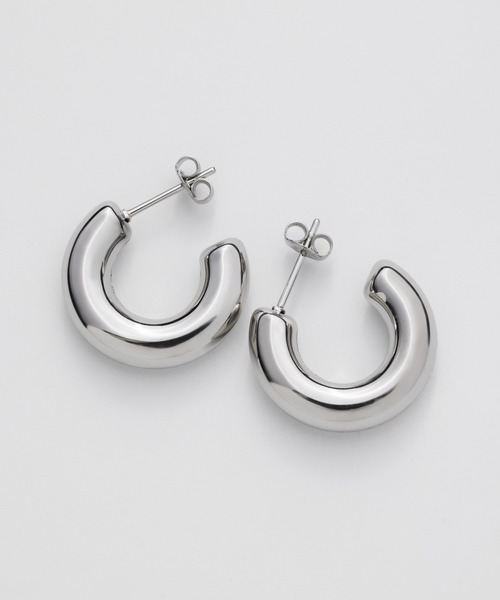 ciite' surgical stainless(シーテサージカルステンレス)の「【 金属アレルギー対応 】 ぷっくりシンプルピアス サージカルステンレス (両耳用)(ピアス(両耳用)・レディース・ゴールド/シルバー/ピンクゴールド・FREE)」の16枚目の写真