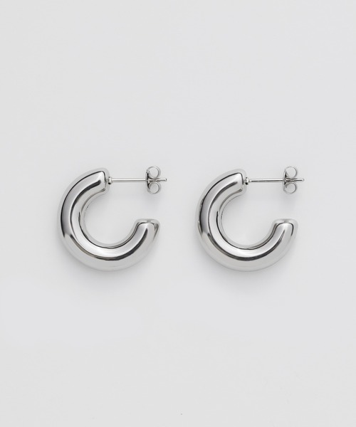 ciite' surgical stainless(シーテサージカルステンレス)の「【 金属アレルギー対応 】 ぷっくりシンプルピアス サージカルステンレス (両耳用)(ピアス(両耳用)・レディース・ゴールド/シルバー/ピンクゴールド・FREE)」の15枚目の写真