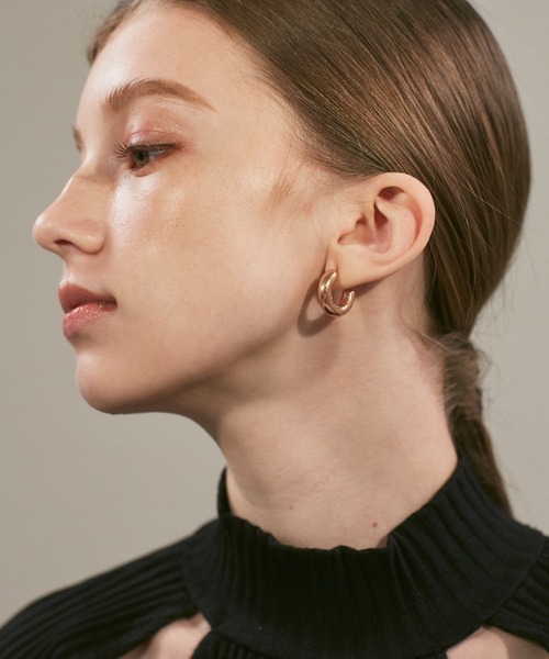 ciite' surgical stainless(シーテサージカルステンレス)の「【 金属アレルギー対応 】 ぷっくりシンプルピアス サージカルステンレス (両耳用)(ピアス(両耳用)・レディース・ゴールド/シルバー/ピンクゴールド・FREE)」の21枚目の写真