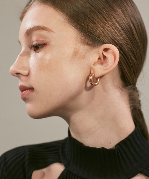 ciite' surgical stainless(シーテサージカルステンレス)の「【 金属アレルギー対応 】 ぷっくりシンプルピアス サージカルステンレス (両耳用)(ピアス(両耳用)・レディース・ゴールド/シルバー/ピンクゴールド・FREE)」の19枚目の写真