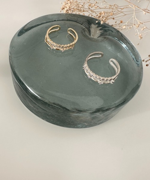ciite'(シーテ)の「kirakira double ring(リング・レディース・ゴールド/シルバー・FREE)」の9枚目の写真