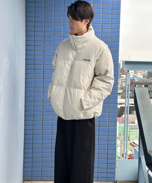 CONVERSE(コンバース)の「CONVERSE ファイバーダウン 中綿ボリュームスタンドブルゾン(ダウンジャケット/コート・メンズ・ホワイト/グレー/ブラック・M/XL/L)」の11枚目の写真