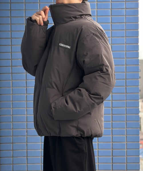 CONVERSE(コンバース)の「CONVERSE ファイバーダウン 中綿ボリュームスタンドブルゾン(ダウンジャケット/コート・メンズ・ホワイト/グレー/ブラック・M/XL/L)」の5枚目の写真